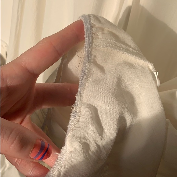 Zara white long sleeve top - Picture 3 of 6